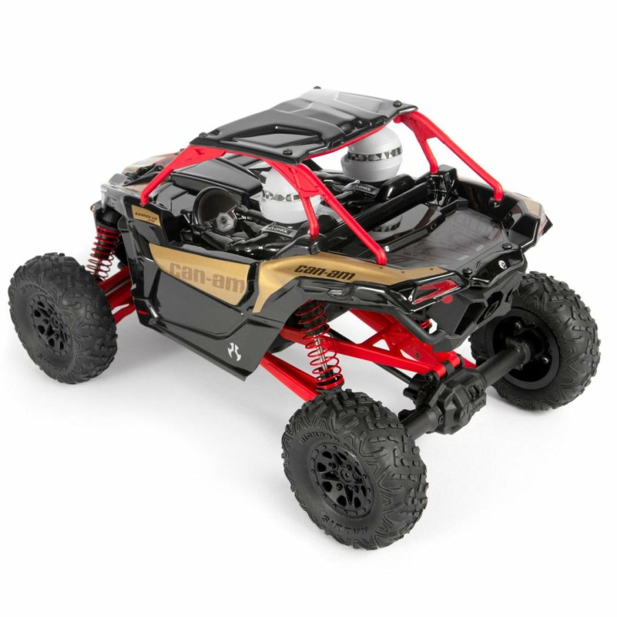 Christmas Gift Ideas * | Featured Axial 1/18 Yeti Jr. Can-Am Maverick 4Wd Brushed Ready To Run