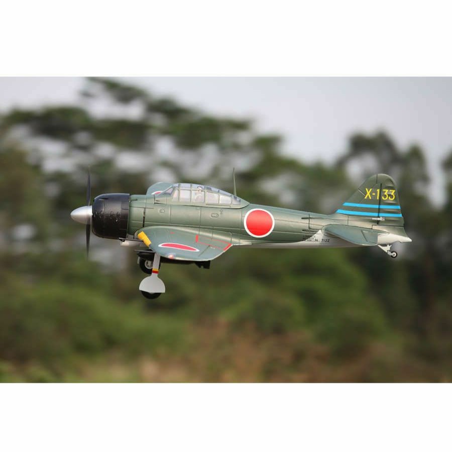 Airplanes * | Quick Expedition Fms A6M3 Zero Pnp, 1400Mm With Reflex