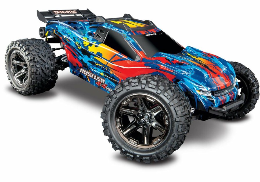 Cars And Trucks * | Fashionable Traxxas 1/10 Rustler 4X4 Vxl