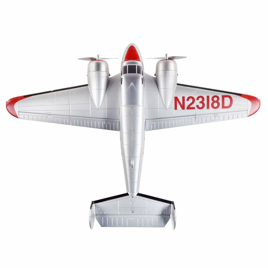 Airplanes * | Shop New E-Flite Beechcraft D18 1.5M Pnp