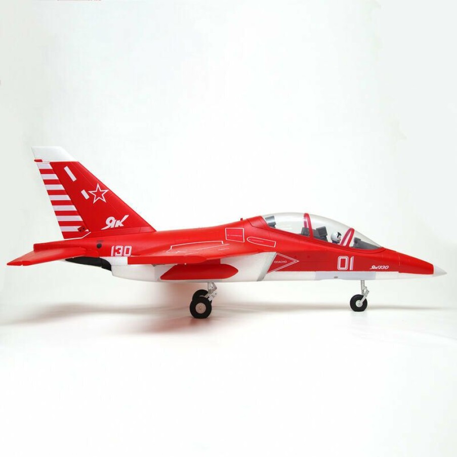 Airplanes * | Premium Fms Yak-130 V2 70Mm Edf Jet Red Pnp, 880Mm