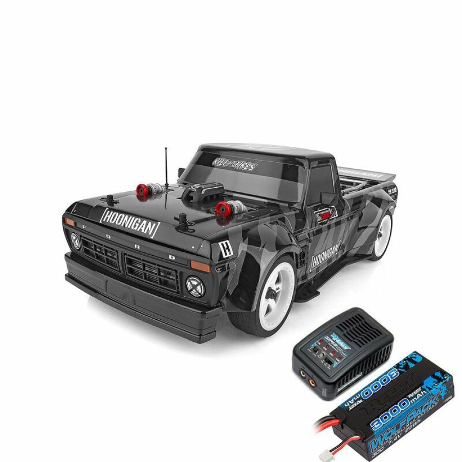 Cars And Trucks * | Top Sellers Team Associated Apex2 Hoonitruck Rtr Lipo Combo