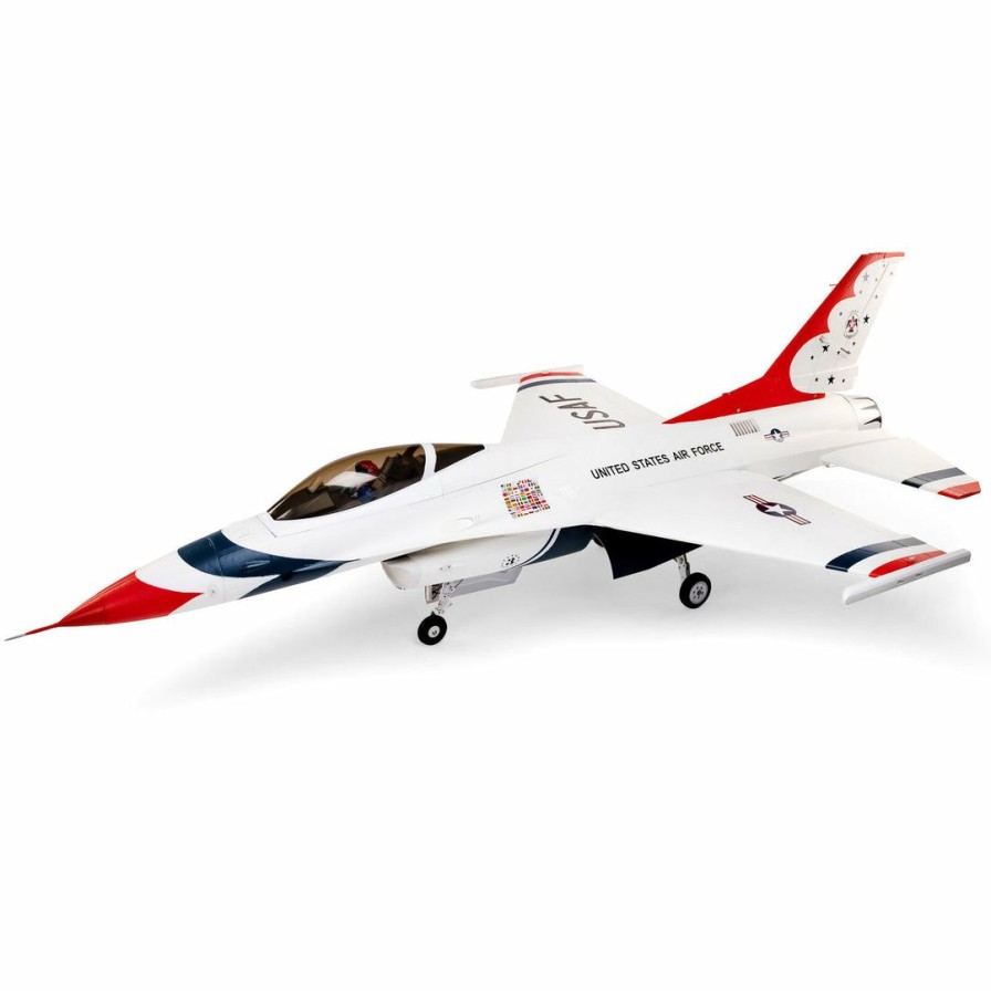 Airplanes * | With Discount E-Flite F-16 Thunderbirds 80Mm Edf Arf Plus