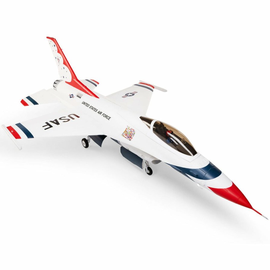 Airplanes * | With Discount E-Flite F-16 Thunderbirds 80Mm Edf Arf Plus