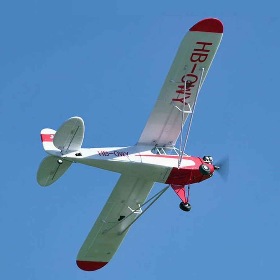 Airplanes * | Best Choice Fms Piper J-3 Cub 1400Mm Pnp V4 With Floats And Reflex