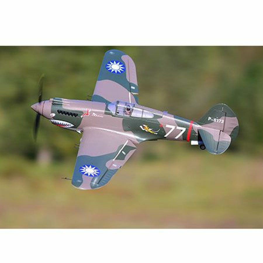 Airplanes * | Closeout Sale Fms P-40B Flying Tiger Pnp, 980Mm With Reflex