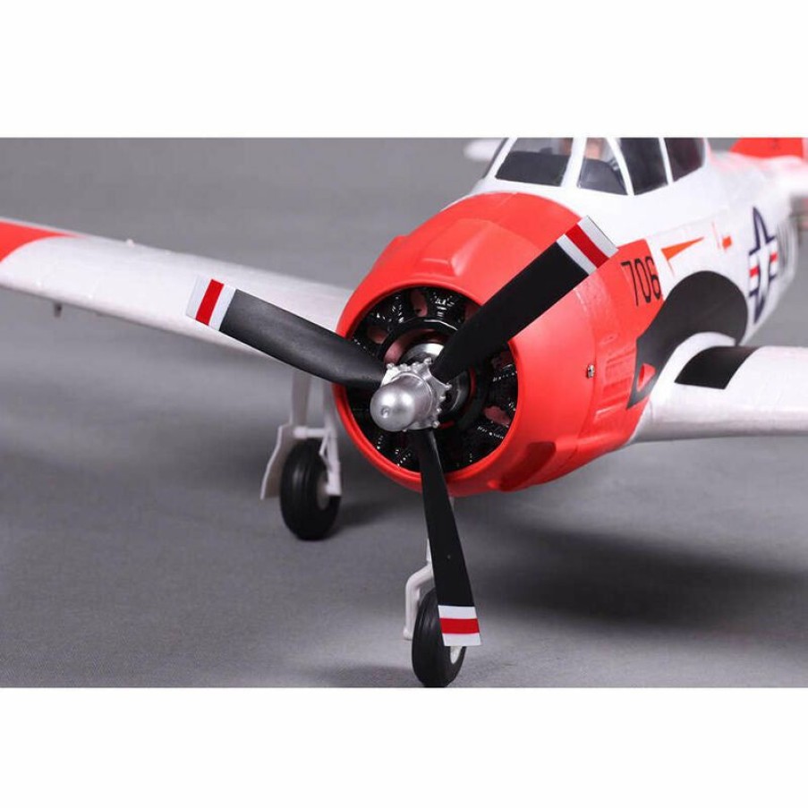 Airplanes * | Fashionable Fms T-28 V2 Red Pnp 800Mm With Reflex